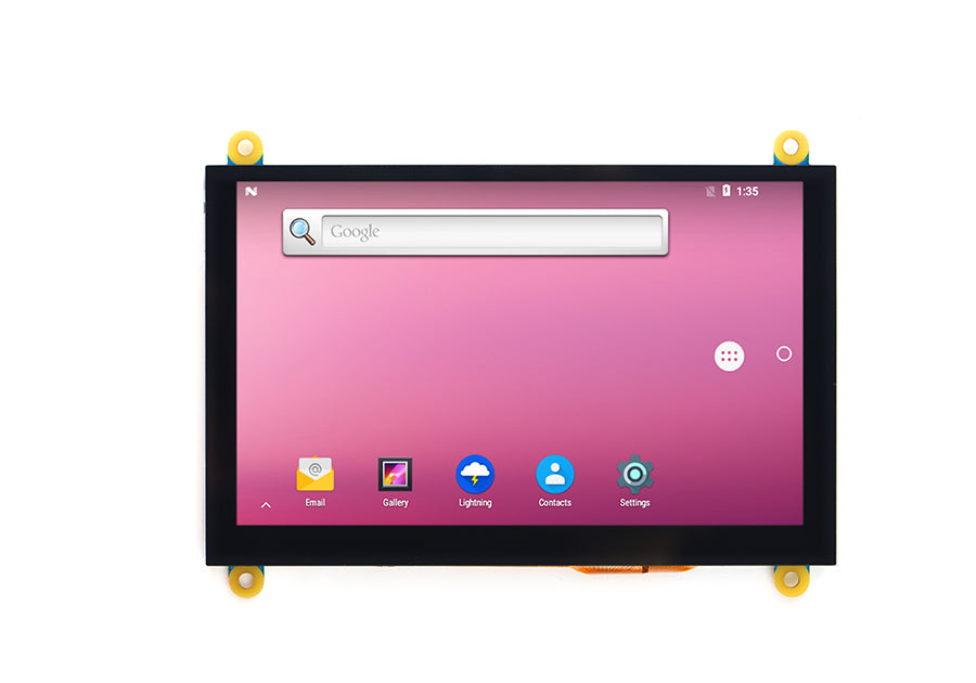W500 5″ LCD Display | 800×480 | Capacitive Touch | RGB 24-bit | Android Linux