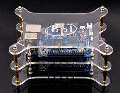 Banana Pi ZP0023 2-Layer Acrylic Case for BPI-M1/BPI-M1+/ BPI-M2/ BPI-M3 – 1