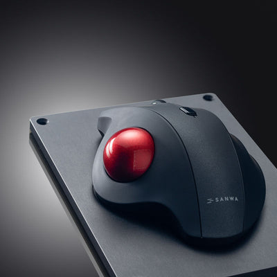 D-8332 Panel Mount Embedded Wired Ergonomic Trackball Mouse, Optical Vertical Rollerball Mice, 34mm Trackball