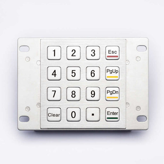 D-8203 4x4 Keys Waterproof Ip65 Metal Keypads Stainless Steel Keypads For Self-Service Kiosk