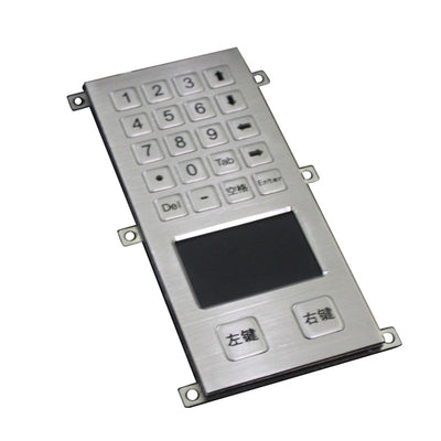 D-8412 20 Keys Panel Mount Metal Keypad with Touchpad