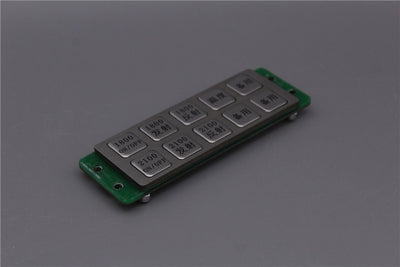 D-8539 Custom 10 Keys Stainless Steel Metal Numeric Function Keypad