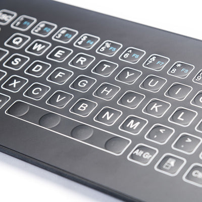 D-8688-QRS IP66 Waterproof Industrial Metal Medical Grade Ultra-thin Membrane Keyboard With Touchpad