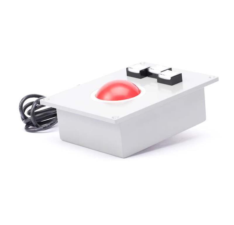 D-5307 Panel Mount Industrial Embedded 60mm Diameter Trackball With P16LMT2-1ab DECA Reset Button Switch T2 Rectangle
