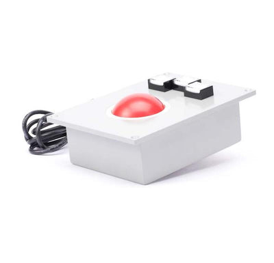 D-5307 Panel Mount Industrial Embedded 60mm Diameter Trackball With P16LMT2-1ab DECA Reset Button Switch T2 Rectangle