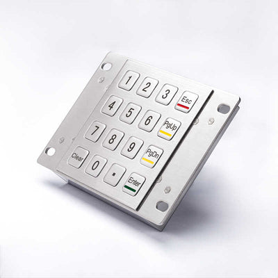 D-8203 4x4 Keys Waterproof Ip65 Metal Keypads Stainless Steel Keypads For Self-Service Kiosk