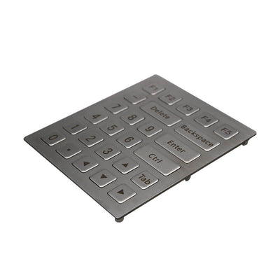 D-8223-1 26 Flat Keys USB Metal Kiosk Keypad For Self Service Terminal