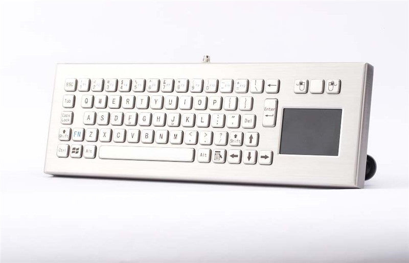 D-8635T DESK Compact Desktop Industrial Touchpad Keyboard