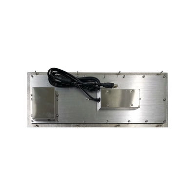 D-8606G-A Metal Industrial Keyboards With Trackball Stainless Steel Rugged Keyboard For Self Service Kiosk
