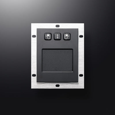 D-8458B Panel Mount Wired Mini Metal Touchpad Mouse With 3 Buttons Industrial Pointing Device Touch Pad