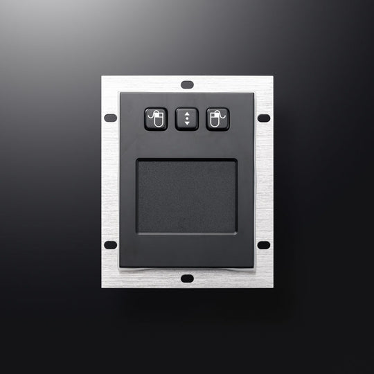D-8458B Panel Mount Wired Mini Metal Touchpad Mouse With 3 Buttons Industrial Pointing Device Touch Pad