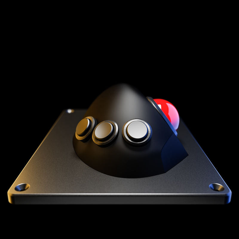 D-8339 IPX6 Rated Ergonomic Trackball Industrial Mouse With 3 NKK Buttons Switch