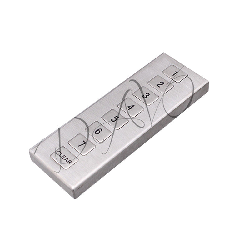 D-8520A Customized 8-keys Desktop Metal Stainless Steel keypad