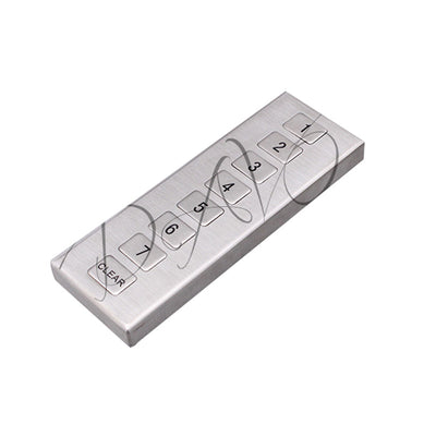 D-8520A Customized 8-keys Desktop Metal Stainless Steel keypad