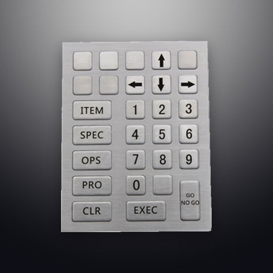 D-8911 Personalized custom metal keyboard industrial keyboard