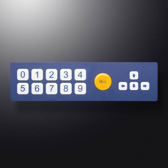 D-8802 15 Keys Silicone keypad with metal front plate
