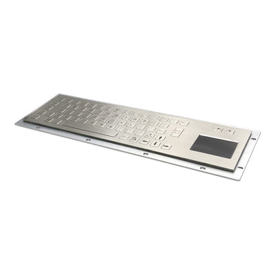 D-8607F Industrial Stainless Steel IP65 Metal Keyboard With 67 Flat Key