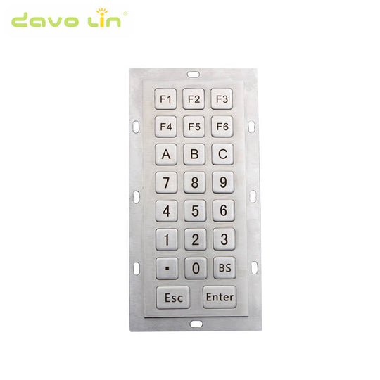 D-8235 Stainless steel keyboard Numeric keypad Metal Kiosk Keyboards matrix keypads