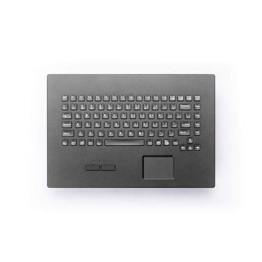 D-5602 Waterproof Dustproof CNC Aluminum Machining Rugged Metal Keyboard With Touchpad For Vehicle System