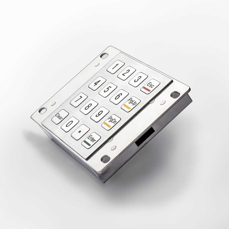 D-8203 4x4 Keys Waterproof Ip65 Metal Keypads Stainless Steel Keypads For Self-Service Kiosk