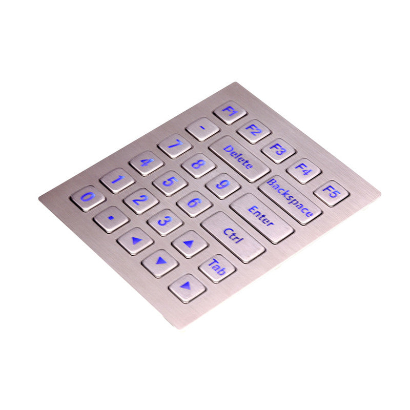 D-8223-1-BG 26 Keys Rugged Metal Keypad With Backlight For Industrial Control Equipment