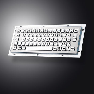 D-8656 Mini 65 key Industrial Computer Waterproof Stainless Steel Metal keyboard