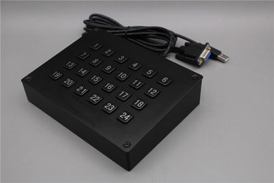 D-8236 Customized 24 Keys Desktop Metal Industrial Numeric Keyboard For Machinery Equipment