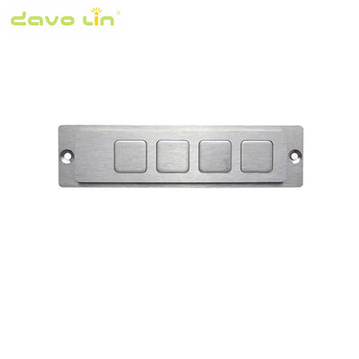 D-8506 Hot sale wholesale custom metal keypad cnc machine keypad 4 keys Function Keypad For ATM
