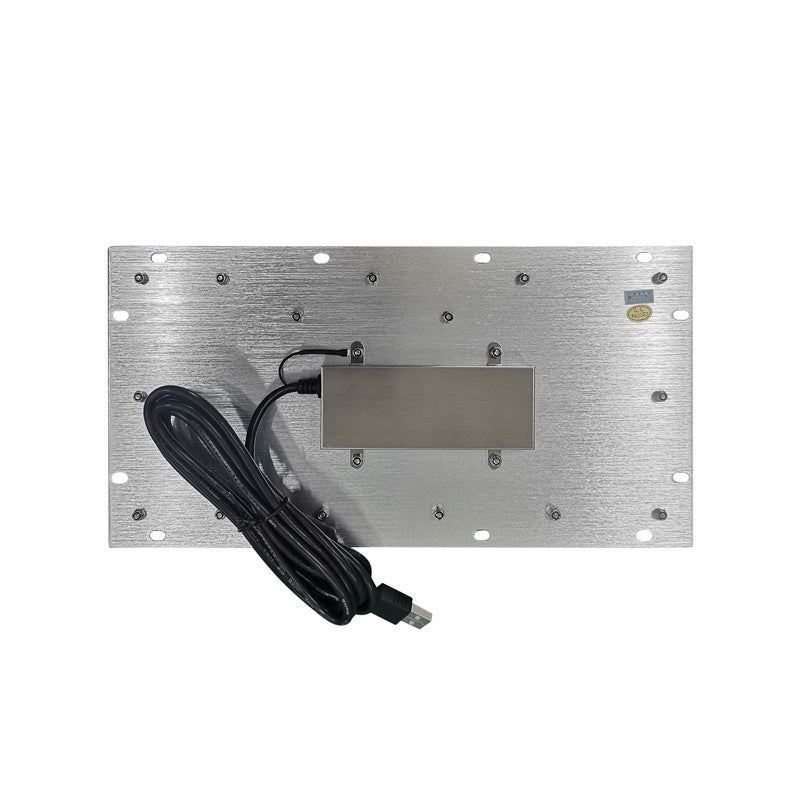 D-8669A 79 Keys Surface Sandblasting Process Rugged Waterproof Stainless Steel Compact Metal Industrial Keyboard