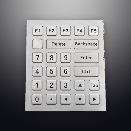 D-8223-1 26 Flat Keys USB Metal Kiosk Keypad For Self Service Terminal