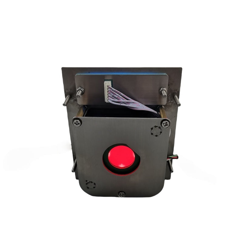 D-8326 Sealed Water-Proof Stainless Steel 36mm LED Backlit Resin Mechanical Medical Industrial Trackball Mouse