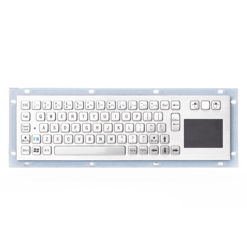 D-8677 Rugged Industrial Metal Keyboards With Touchpad, USB interface