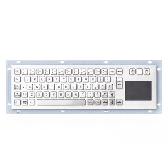 D-8677 Rugged Industrial Metal Keyboards With Touchpad, USB interface