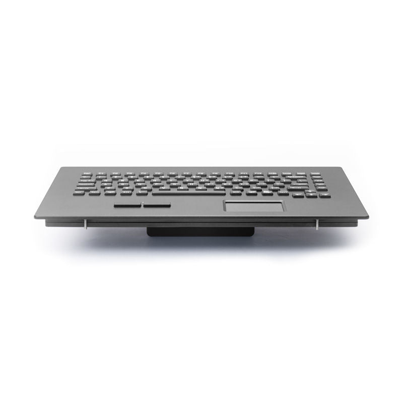 D-5602 Waterproof Dustproof CNC Aluminum Machining Rugged Metal Keyboard With Touchpad For Vehicle System