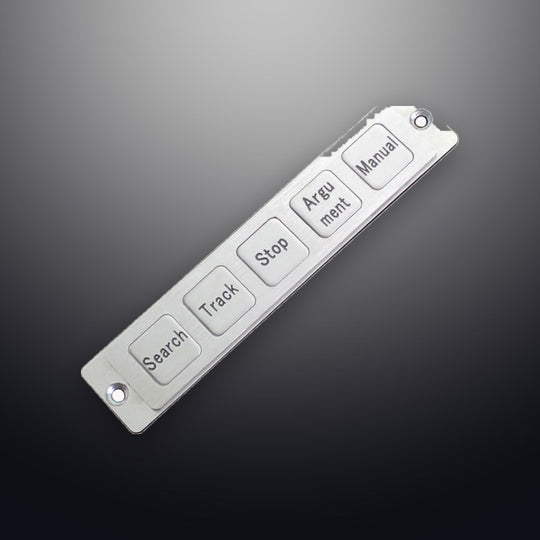D-8518 5 Keys Compact Metal Keypad Dot Matrix For Shopping Mall Information Kiosks
