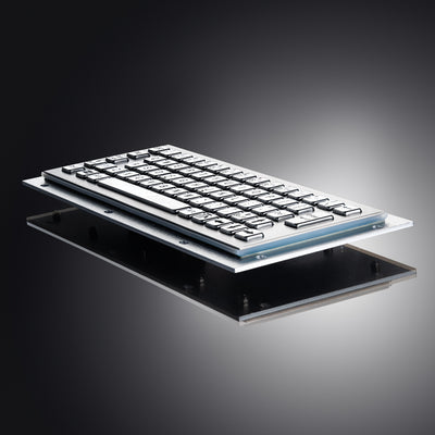 D-8656 Mini 65 key Industrial Computer Waterproof Stainless Steel Metal keyboard