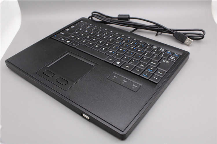 K-819 All-In-One Small Touchpad Keyboard Industrial keyboard for Server Cabinet Terminal