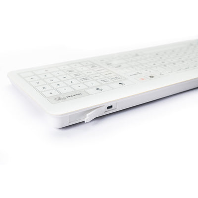 Wired Medical Glass Keyboard IP67 Waterproof Touch Pad for Clinic Sickroom