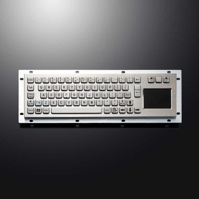 D-8635T Custom Metal Button Industrial Touchpad Keyboards Brushed Stainless Steel Keyboard For Kiosks Banking CNC Machine