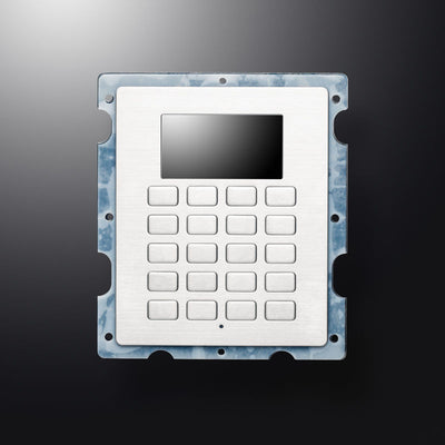 D-82105 Customized Panel Mount Fuel Dispenser Keypad Rugged Stainless Steel Gas Station Keyboard With 20 Keys