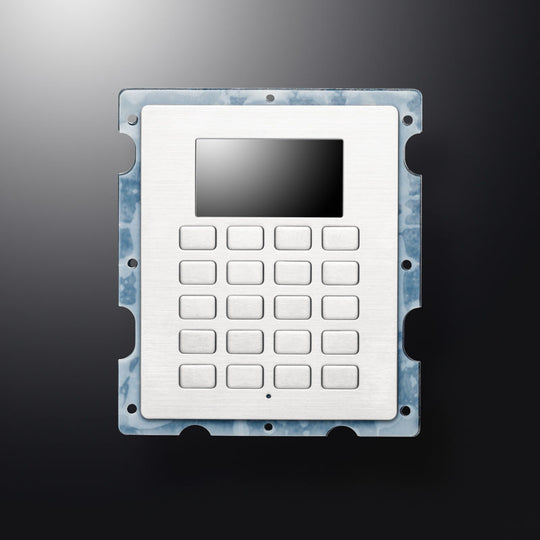 D-82105 Customized Panel Mount Fuel Dispenser Keypad Rugged Stainless Steel Gas Station Keyboard With 20 Keys