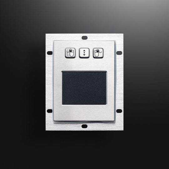D-8458 USB PS2 Panel Mount Wired Mini Metal Touchpad Mouse With 3 Buttons Industrial Pointing Device Touch Pad