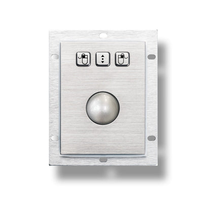D-8302-OTB IP65 Waterproof Panel-Mount Optical Trackball Mouse – Durable and Reliable for Industrial Use