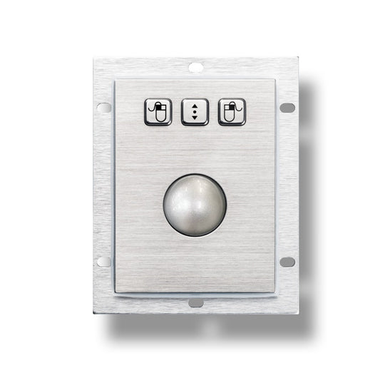 D-8302-OTB IP65 Waterproof Panel-Mount Optical Trackball Mouse – Durable and Reliable for Industrial Use
