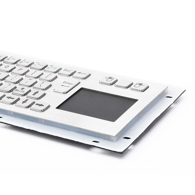 D-8677 Rugged Industrial Metal Keyboards With Touchpad, USB interface