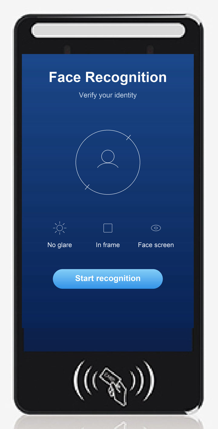 8" Face Recognition Panel, RK3568, Barcode Reader, IPS