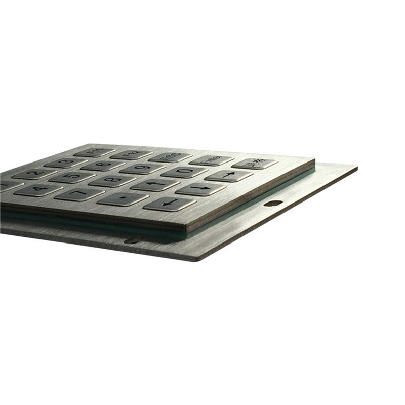 D-8246 20 Keys IP65 Ruggedized Desktop Metal Keypad For Highway Toll Station
