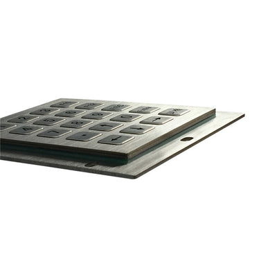 D-8246 20 Keys IP65 Ruggedized Desktop Metal Keypad For Highway Toll Station
