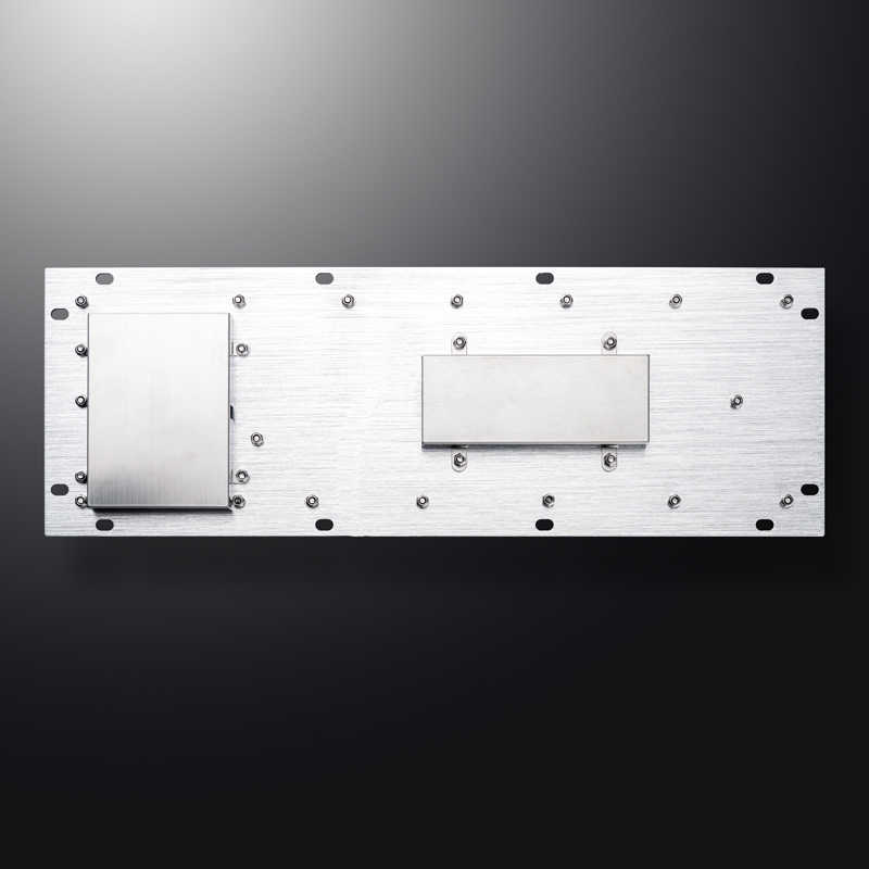 D-8635T Backlight Metal Industrial Touchpad illuminated Keyboards Brushed Stainless Steel Backlit Keyboard For Kiosks Bank CNC Machine