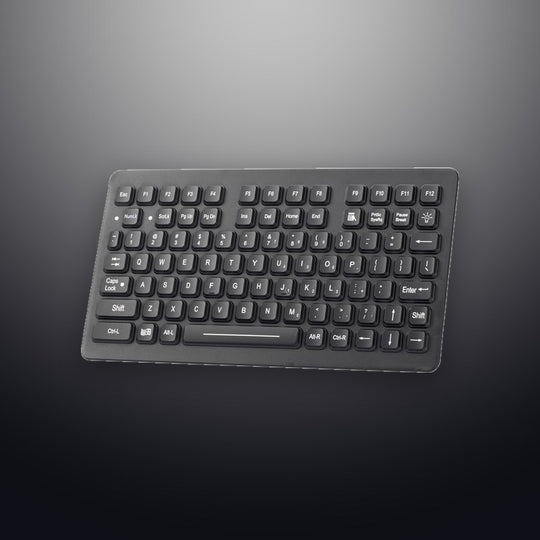 Waterproof and Dustproof Small-Footprint Compact Backlit Industrial Silicone Rubber Keyboard